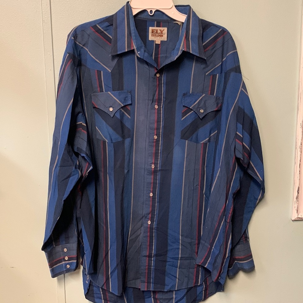 Ely Cattleman long sleeve pearl snap shirt